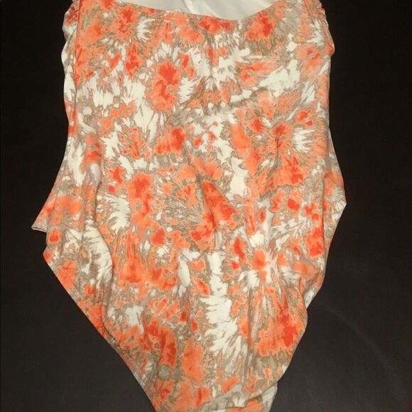 Michael Kors Strapless Bandeau One Piece Swimsuit - Picture 2 of 4